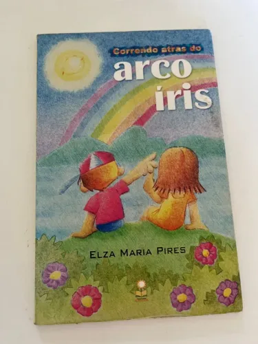 Livro "Correndo atrás do arco-íris" infantil em bom estado