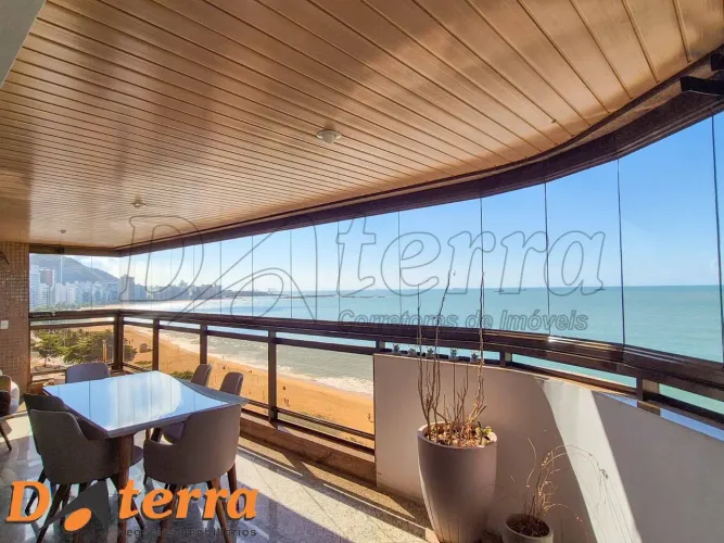 Apartamento para locação frente para o mar na Praia da Costa