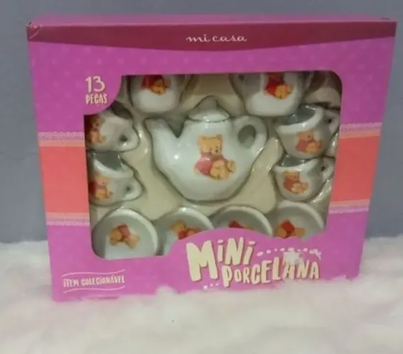 Mini jogo de porcelana anos 90 ursinho pooh