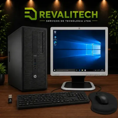 Pc Hp Prodesk 600 G1 I7-4770 10gb Ssd 480gb Monitor 19