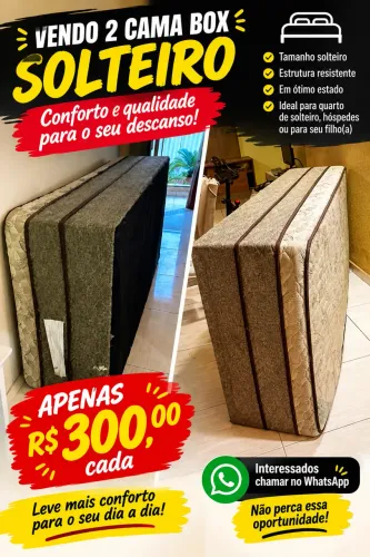 Cama box solteiro