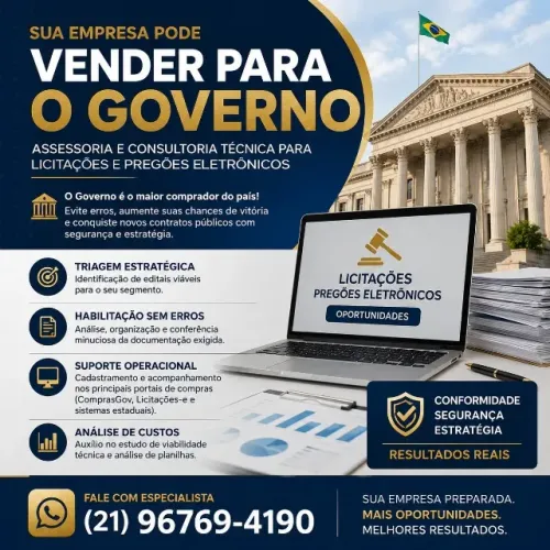 Assessoria e Consultoria Técnica para Licitações e Pregões Eletrônicos