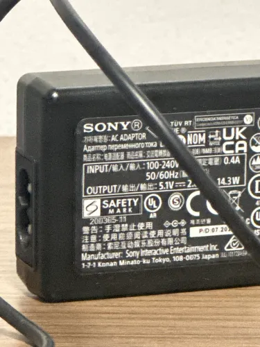 Carregador original da Sony
