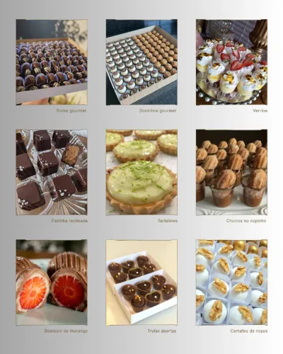 Doces tradicionais e gourmet