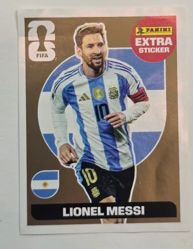 Figurinha Messi legend ouro - original