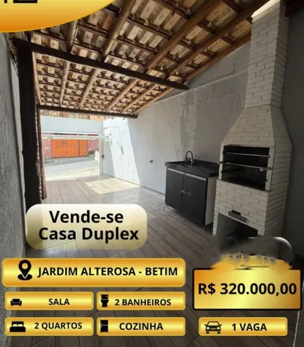 Jardim Alterosa/Betim - Casa duplex