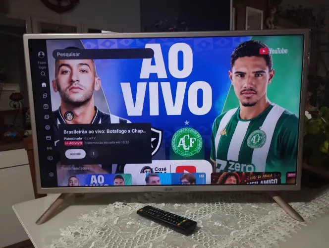 Tv LG 32" branca smart