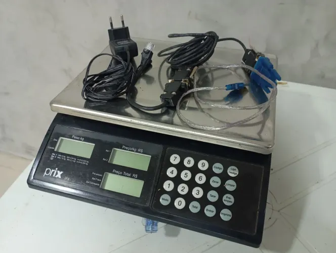 Balança Comercial Toledo Prix 3 Fit 2 + Kit de Cabos Serial + Conversor Usb