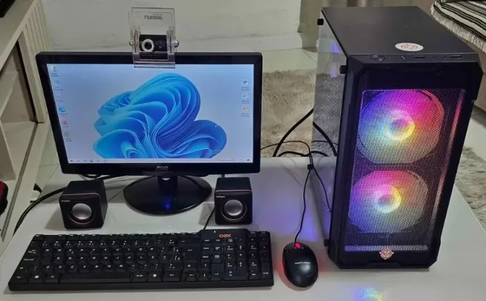 Computador Completo Intel Quad Core | 6GB RAM | SSD | Monitor + Periféricos (Pronto para U