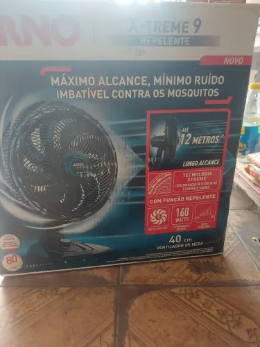 Ventilador arno xtreme novo com função repelente