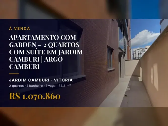 Incrível Apartamento com Garden em Jardim Camburi  Pronto para Morar!