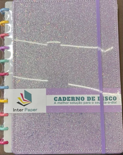 Caderno inteligente Disco Glitter