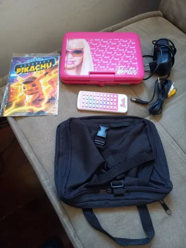 DVD TECTOY DA BARBIE. LEXIBOX. COM FONTE FIXA E CONTROLE REMOTO.