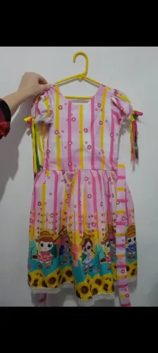 Vestido festa junina 8 anos. Semi novo