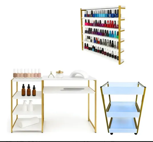 Mesa de manicure completa