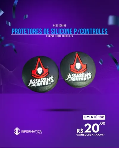 ACESSÓRIO PROTETORES DE SILICONE P/CONTROLE
