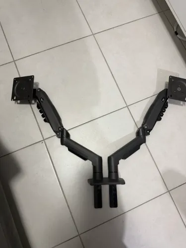 Suporte Ergonômico Articulado, 2 Monitores 17" a 35", Suporta Até 9kg por Tela