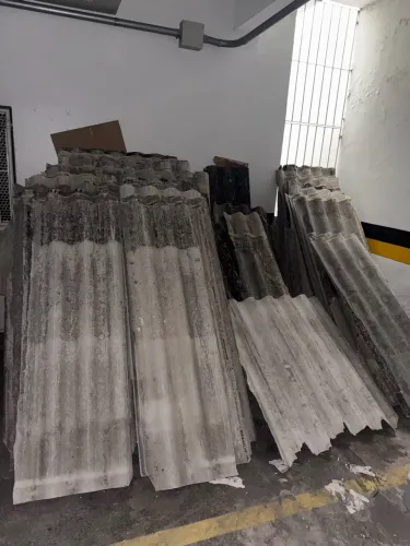 TELHA BRASILIT 100 m2 inteiro+ 40m2 recortado