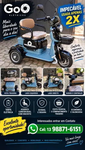 Moto Elétrica - triciclo