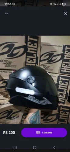 Capacete Black novos - ENT GRÁTIS