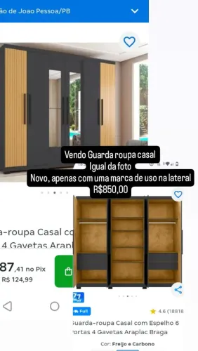 Guarda roupa casal