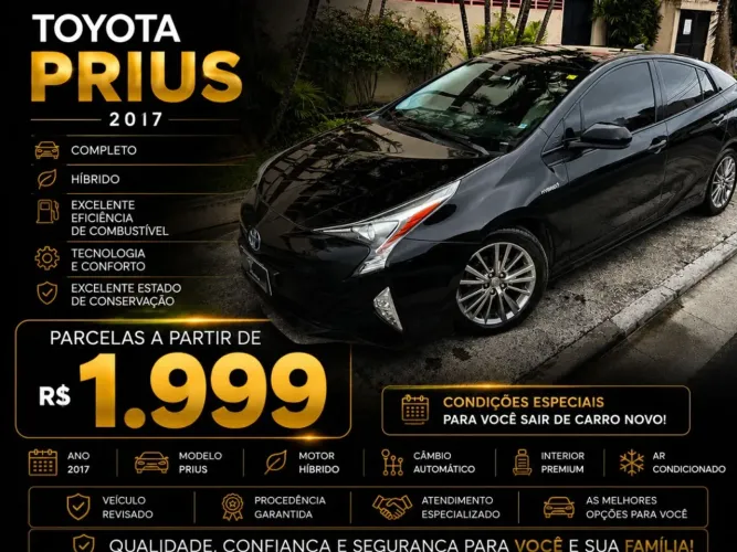 Toyota Prius Hybrid 1.8 16V 5P Aut. 2017