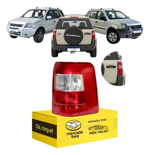 Sinaleira Traseira Ford Ecosport 2003 2004 2005 2006 2007 Ld Direito/passageiro