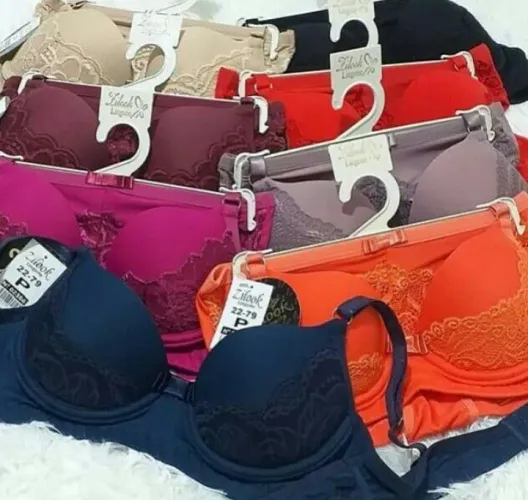 Kit 10 Sutiã Renda Luxo - Com Aro e Bojo Revenda