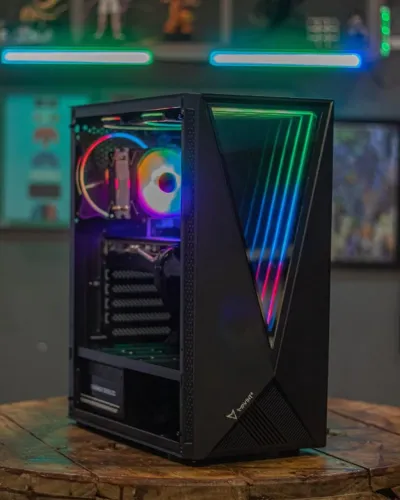 Ryzen 5 3600 + RX 580 8GB | 16GB RAM | SSD 480GB | Fonte 600W | Gabinete Bluecase