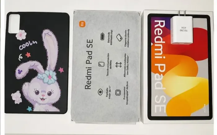 Redmi Pad SE 11" 128GB 4GB RAM + Capa + Caixa + Carregador Original
