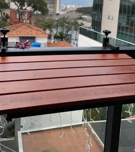 Mesa dobrável para varanda