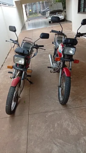 02 Honda CG 125 Titan 1999 Vermelha