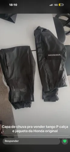 Capa de chuva Honda 