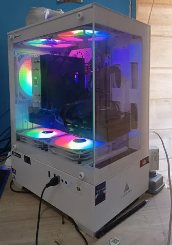 Pc gamer processador intel xeon E5-2680 v4 Placa de video AMD Radeon Rx 6700 XT