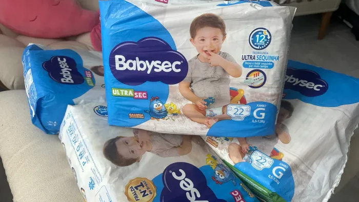 Fraldas BabySec G - 142 fraldas 