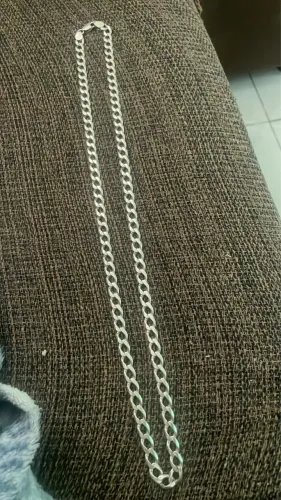 corrente de prata 925. 70cm 8mm