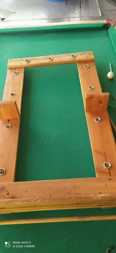 Estrutura camarim de pallet