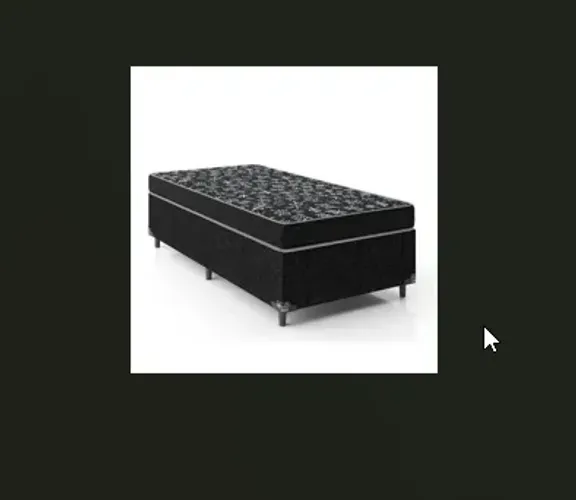 Cama box moderna com toque sofisticado
