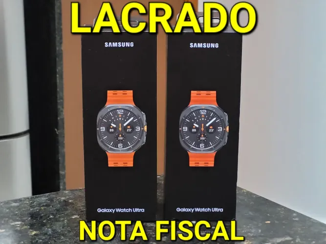 Relógio Samsung Galaxy Watch ULTRA (Lacrado) LTE, Wi-Fi 64gb Nota 01 Ano Garantia 