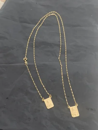 ESCAPULÁRIO BLOQUINHO OURO 18K 750