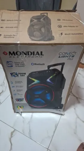 CAIXA DE SOM MONDIAL ELECTRONIC 700W RMS