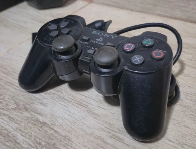 Controle playstation 2 original funcionando todos botões so pegar e usar 