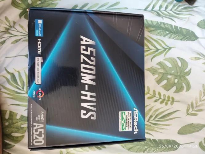 PLACA-MÃE ASRock A520M-HVS AM4