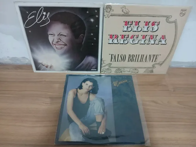Disco vinil Elis Regina Falso luz e Marina