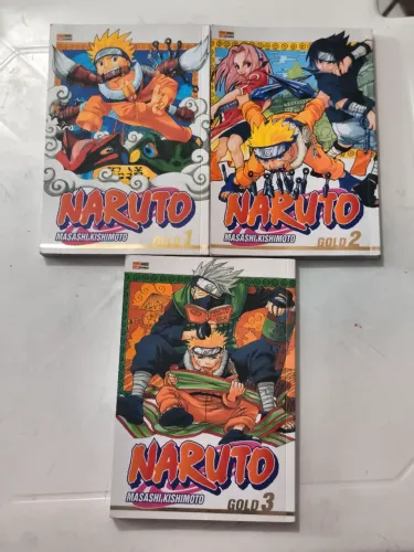 Manga de Naruto capítulo 1,2,3