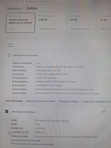 Pc para trabalho e estudo!!