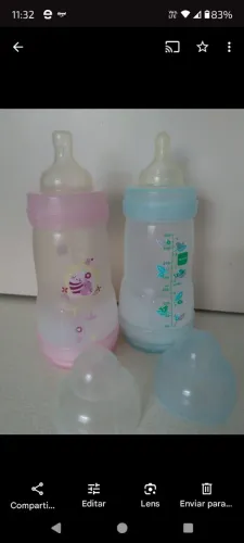 Kit de mamadeiras mam usadas