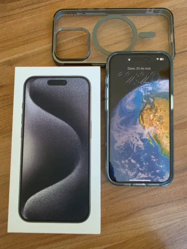 iPhone 15 Pro 256 na Cor Preta