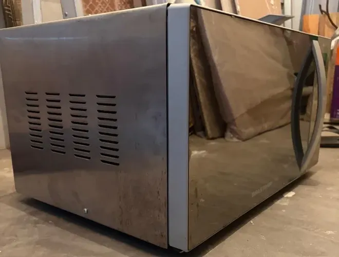 Forno de Microndas Brastemp King Size Inox - para aproveitamento de peças