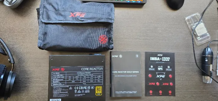 Fonte XPG Core Reactor 750W 80 Plus Gold Modular - Na Caixa Completa (Selo Intacto)